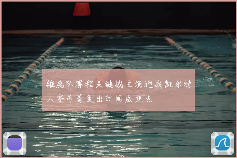 雄鹿队赛程关键战主场迎战凯尔特人字母哥复出时间成焦点